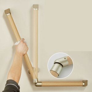 Pasamanos impermeables <span class=keywords><strong>de</strong></span> <span class=keywords><strong>tubo</strong></span> <span class=keywords><strong>redondo</strong></span> <span class=keywords><strong>de</strong></span> Metal <span class=keywords><strong>de</strong></span> alta resistencia Mango <span class=keywords><strong>de</strong></span> soporte resistente Rieles <span class=keywords><strong>de</strong></span> soporte <span class=keywords><strong>de</strong></span> inodoro resistentes para ancianos - Product Image 2