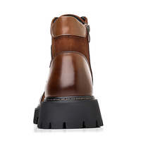 Chaussures de travail Derby grande taille |   Chaussures en cuir britanniques élégantes |   Plateforme polyvalente de style coréen décontracté