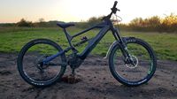 Cadre en Fiber de carbone EMTB Enduro adapté au moteur Bafang Torque Mid Drive M510 M560 M600 Dengfu E10 Ebike Suspension complète AM Frame