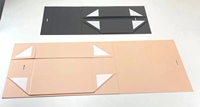 Boîte cadeau rigide pliable écologique et recyclable, boîte d'emballage en carton magnétique personnalisée avec logo pour cosmétiques
