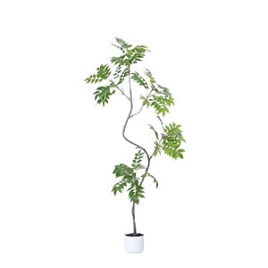 Arbre artificiel en bois peint Dream Castle, 100-200 cm, plante décorative d'intérieur, plante verte en pot sur pied - Product Image 5