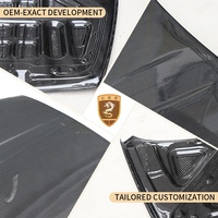 Capot avant en fibre de carbone sèche de style OEM pour Rolls-Royce Wraith 2014-2023 Série Ghost I-II