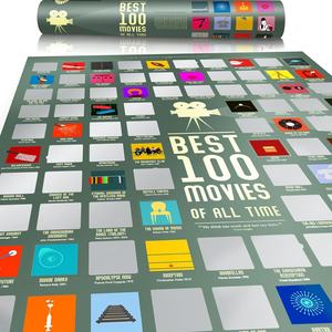 Affiche à gratter personnalisée : Top 100 des meilleurs films de drame, <span class=keywords><strong>d</strong></span>'action et <span class=keywords><strong>d</strong></span>'<span class=keywords><strong>horreur</strong></span> – Affiche à gratter de films à succès - Product Image 2