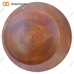 GNEE Corten Steel Wood Burning Fire <b>Table</b> <b>BBQ</b> Pit 40000-44999 BTU Freestanding Outdoor Garden Decoration Outdoor Cooking - Product Image 5