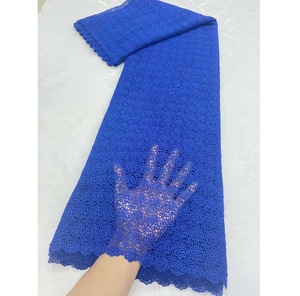 Tissu Dentelle de Dubaï Brodé de Cordon Style Autriche, Design Moderne Nouveauté, Bon Prix, <span class=keywords><strong>100</strong></span>% Polyester Durable, Idéal Mariage Traditionnel - Product Image 6
