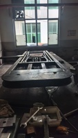 Banc de redressage de châssis automobile Uniliner UL-280 avec plaque en manganèse, machine de débosselage pour réparation de carrosserie, certifiée CE 4S 2D
