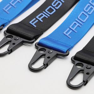 Personalized Nylon Short Lanyard Keychain with 3D Printing Logo Custom Eagle Beak Hook Lanyards for Promotional Event - Product Image 3