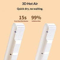 Sèche-chaussures électrique portable et pliable multifonctionnel 120W à air chaud, séchage rapide, chauffe-chaussures domestique avec stérilisation