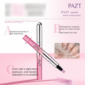 <span class=keywords><strong>Penna</strong></span> per Nail Art Effetto Armatura / <span class=keywords><strong>Penna</strong></span> Gel Polish Monocromatico 6-in-1 One Step Effetto Occhio di Gatto con Piccole Perle Magnetiche Senza Residui All'ingrosso - Product Image 3