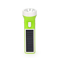 Lampe torche LED durable en gros avec fonction solaire et alimentation par batterie, fabriquée à Jieyang, Chine