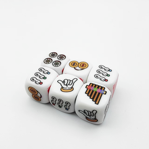 Cheating Dice hochwertige 16mm D6 Würfel individuell eingraviert Dnd Harz Poker <span class=keywords><strong>Toker</strong></span> Yeet Erwachsene Würfelspiele - Product Image 3