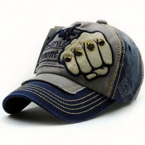 Gorras Deportivas Bordadas Personalizadas para Hombre, Venta al Por Mayor, Diseños Surtidos, Gorra de Béisbol Vintage Desgastada - Product Image 3