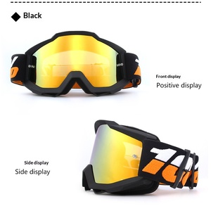 Lunettes de motocross Shenmoren, nouvelle version, monture intégrale, pour sports de plein air, avec cadre en TPU, verres en PC, anti-vent, anti-sable, anti-UV - Product Image 1