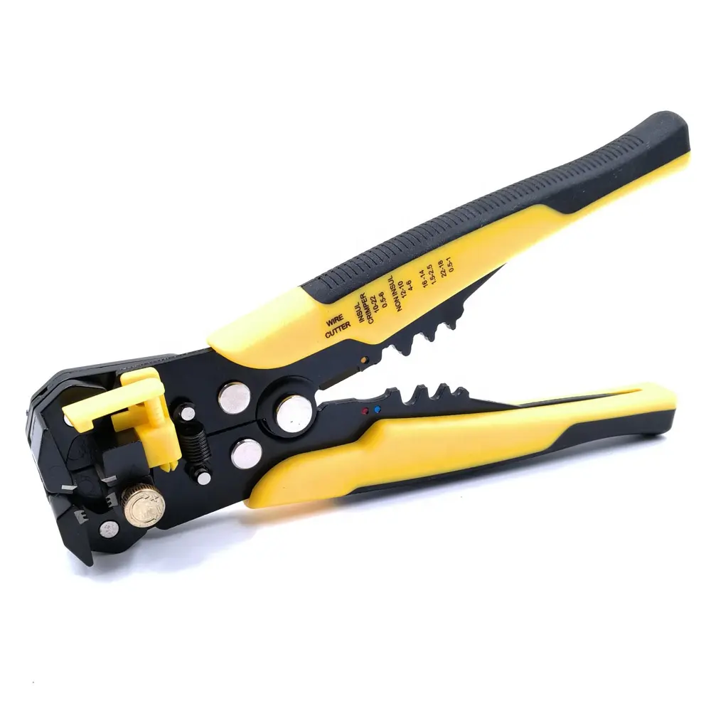 Copper Wire Stripper Cable Cutter Stripping Tool HS-056 Automatic Multi Function Cutting Crimping Pliers