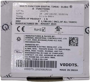 ตัวตั้งเวลาแบบดิจิตอล รุ่น VODDTS สำหรับอุตสาหกรรม รองรับหลายแรงดันไฟฟ้า วัสดุ PVC กระแสไฟ 5A ตั้งเวลาได้สูงสุด 999 ชั่วโมง - Product Image 6