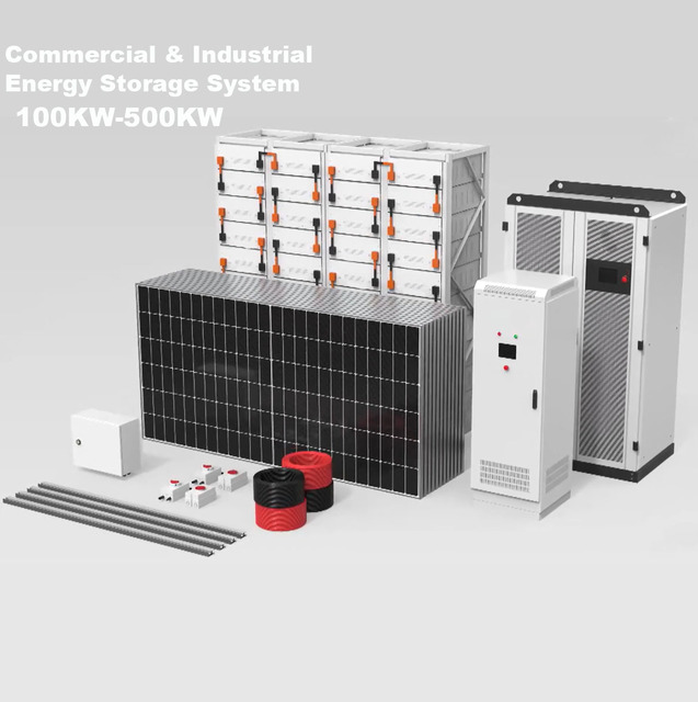 220V 380V Large Scale Solution 30KW 50KW 150KW Commercial on off Grid Solar Power System with PV Panels Storage System