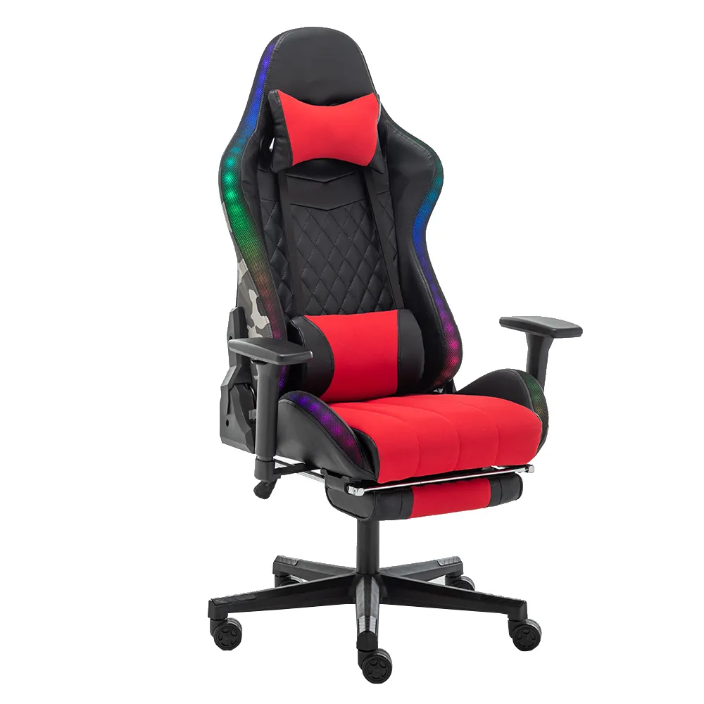 2021 RGB Gaming Chair Computer massage Audio funktion Blue Tooth Control Musik wiedergabe Gaming Chairs