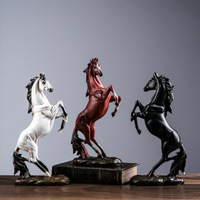 Nouveaux ornements chinois Feng Shui, Douze animaux du zodiaque, Arrivée de la prospérité (Chevaux), Cadeaux de décoration pour la maison et le bureau