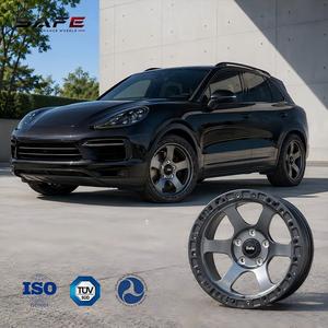Jantes en alliage forgé personnalisées de 22 pouces 5x130 chromées polies, jantes concaves à rebord profond pour pick-up 4x4 tout-terrain pour Cayenne - Product Image 1