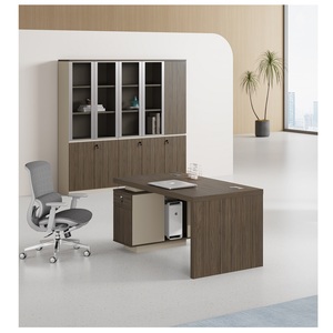 Phật sơn nhà máy Modular văn phòng bằng gỗ bàn L/R trao đổi coworking <span class=keywords><strong>Workstation</strong></span> đồ nội thất với mở rộng không gian mở cho nhân viên - Product Image 1