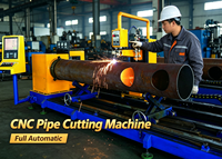 Cortadora de Tubos de Gran Diámetro CNC para Fabricación de Acero Estructural con Software de Anidamiento Automático y Sistema de Control Inteligente