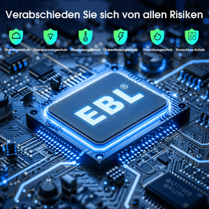 Chargeur de batterie intelligent portable USB rapide 8 baies EBL 9V NI-MH universel pour piles AAA et AA - Product Image 3