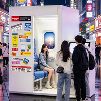 Perlengkapan Photo Booth Bandara, Photo Booth Kecantikan, Mesin Photo Booth dengan Panduan Suara, Mesin Vending untuk Dijual, Mesin Fotografi untuk Pesta