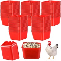 Bols et plats d'alimentation légers, durables et portables, étanches pour pigeons, oiseaux, poulets, perroquets, perruches, lapins, volailles de combat, en plastique