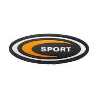 Conçu sur mesure 3D PVC Patch Label Fashion Rubber Logo Sticker pour vêtements Moulage Service de traitement disponible