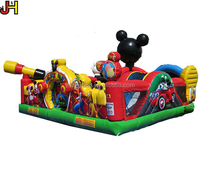 Mickey Souris Gonflable Videur Château Gonflable Sautant Gonflable Mickey Parc Pour Enfants Aire De Jeux