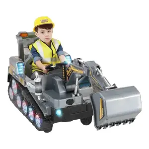 Toyhome fabbrica diretta escavatore giocattoli giro su 12v con telecomando gioco di simulazione escavatore giocattolo auto per bambini