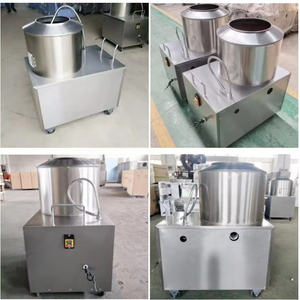 Machine à éplucher les pommes de terre en acier inoxydable, éplucheur automatique de légumes racineux pour les magasins alimentaires et les hôtels - Product Image 2