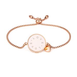 2025 Новое поступление эфирное масло диффузор браслет из нержавеющей стали ароматерапия медальон с сердцем Шарм регулируемый браслет - Product Image 6