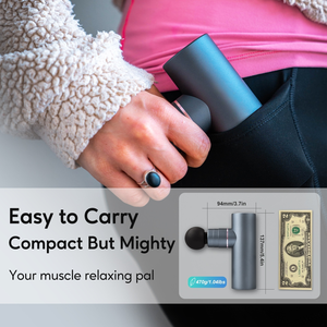 <span class=keywords><strong>Mini</strong></span> Pistola de Fascia Muscular Portátil para Alivio del Dolor de Tejido Profundo Masajeador Muscular para Relajación de Cuerpo Cuello y Espalda - Product Image 3