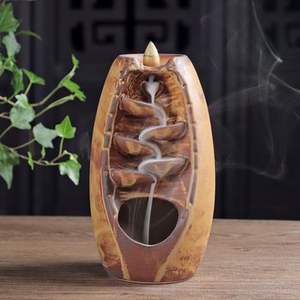 Quemadores de Incienso de Cerámica Personalizados, Modernos, Ovalados, de Lujo, Estilo Chino, para Decoración del Hogar - Product Image 3