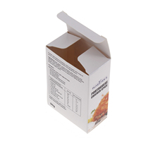 Boîte de Noël en carton auto-élevante, personnalisée, écologique, recyclable, avec motifs imprimés colorés, pour emballage alimentaire