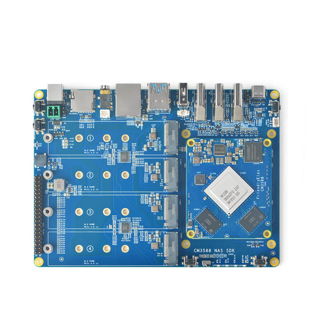 CM3588 Core Board Kit 2.5G RK3588 CPU Development Board 4xPCIe3.0 4K/8K CM3588 NAS SDK Kit 4 NVMe HD-M.I in