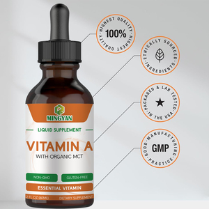 Gouttes buvables de Vitamine A personnalisées avec MCT biologique pour la santé des yeux, de l'immunité, des os et de la peau – Complément alimentaire beauté - Product Image 3