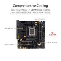 Carte mère TUF Gaming B650M-PLUS WiFi AMD B650 AM5 pour ordinateur de bureau 9000 8000 et 7000 M.2, DDR5 192 Go ATX