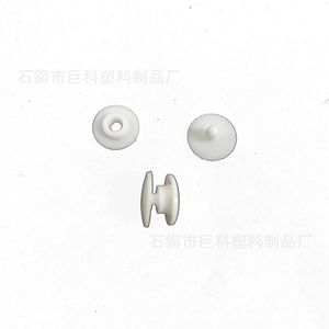 กระดุมพลาสติกสีขาวทรงกลม 1 ซม. รุ่น JKEHK01 ประกอบง่ายสำหรับกระเป๋า - Product Image 5