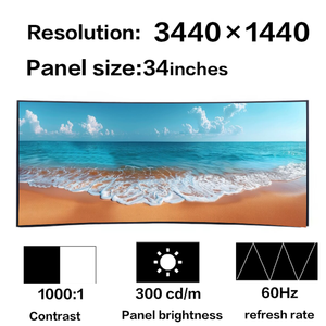 หน้าจอแสดงผล LCD UHD ขนาด 34 นิ้ว รุ่นใหม่ สำหรับจอ LG รุ่น LM340UW2-SSA1 - Product Image 4