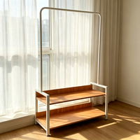Cintre pliable pour magasin de vêtements – Pantalons et cravates – Portable, gain de place, écologique, design moderne
