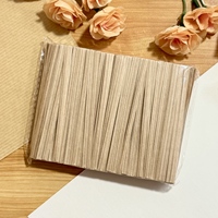 Alambre de Papel Kraft con Alambre de Hierro Interior Resistente, en Varios Tamaños, Embalaje Mixto, Venta al por Mayor de Fábrica, para Bolsas de Regalo, Dulces y Pan