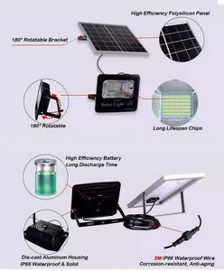 120 IP65 Outdoor Spotlight Safety Solar Flood <b>Light</b> for Barn Garden Pool Garage <b>LED</b> Motion <b>Sensor</b> Dimmable <b>Light</b> - Product Image 3