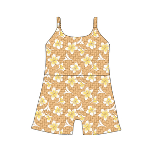 <span class=keywords><strong>Costume</strong></span> <span class=keywords><strong>da</strong></span> bagno intero casual estivo all'ingrosso per bambine, stile hawaiano con spalline, per neonate - Product Image 2