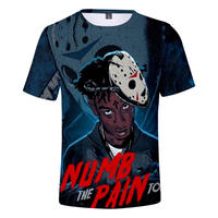 Kaos Pria Ukuran Besar Youngboy Never Broke Again, Bahan Bernapas Ramah Lingkungan, Cetak Digital 3D, Gaya Hip Hop Rapper