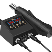 Station de soudage SMD 8898 2-en-1 Fer à souder portable Pistolet thermique Souffleur Dé-soudage Fer à souder 8858 Station de soudage