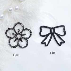 Accessoires DIY : Strass thermocollants/auto-adhésifs, Série creuse (Nœud, Étoile, Papillon, Cœur) pour décorations de sacs - Product Image 6