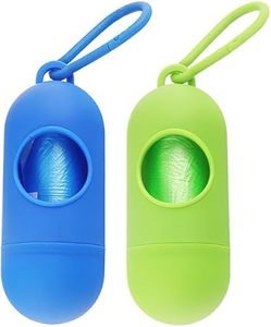 ที่เก็บถุงเก็บอุจจาระสุนัขแบบพกพา Huamaohengchun - อุปกรณ์จัดเก็บขยะสุนัขสำหรับพาเดินเล่น สีเขียวและชมพู - Product Image 4