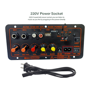 100W Bt 5.0 Stereo Kỹ Thuật Số Power Amp Mô-đun AUX USB Card Âm Thanh Khuếch Đại Hội Đồng Quản Trị Cho Âm Thanh Di Động & Video Phụ Kiện - Product Image 5